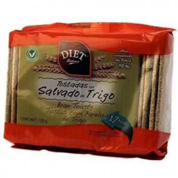 Tostadas con Salvado de Trigo 125 g Diet-Radisson