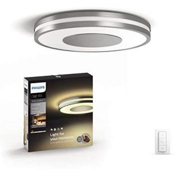 Philips Hue White Ambiance Ceiling Fixture, 40W LED, Aluminum Housing