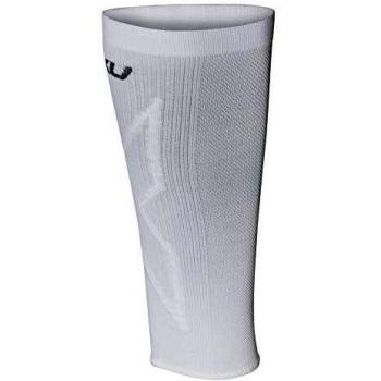 2XU Unisex X Compression Calf Sleeves, Small, White/White