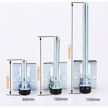 Hardware de Ajuste de Altura: 4 Pieds de Metal 60/100/150 mm