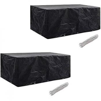 Coperture Arredi Giardino 2pz Polyrattan 10 Ušica 229x113 cm