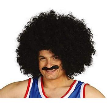 Parrucca Afro Nera Intensa