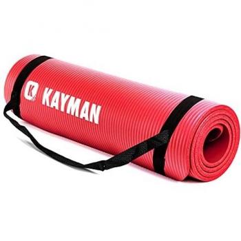 Yoga Mat – Extra Thick Multi-Purpose Foam Mat – Ideal for Pilates, Stretching, Resistance Workout & Therapy – Home & Gym Equipment Accessory – 183 x 60cm