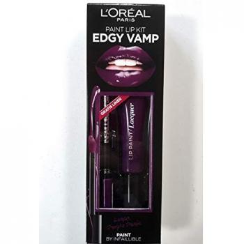 L'oréal Paint Lip Kit Edgy Vamp 111 Purple Panic + 207 Wuthering Purple