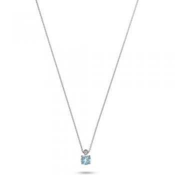 CHRIST Damenkette 585er Weißgold mit 1 ct Topas