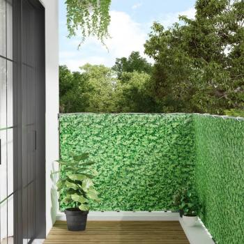 VidaXL Pantalla de privacidad de jardín PVC 500x120 cm Color Verde