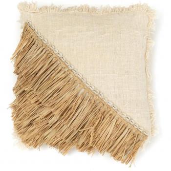 Coussin Raffia Naturel 60x60