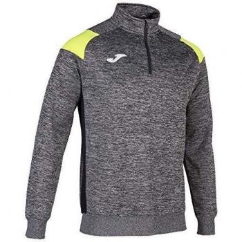 T-shirt à capuche Joma Crew III Half Zip vert gris – XS