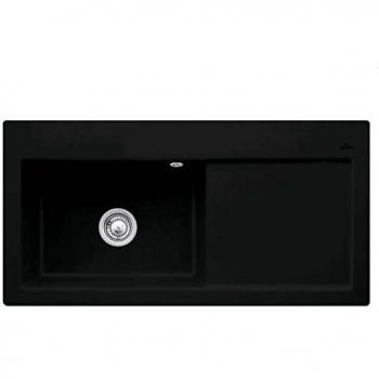 Villeroy & Boch Subway 60 XL – Schwarze Keramik-Einbauspüle