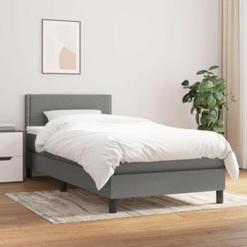 Latté de lit Gris Nuit 80x200 cm + matelas intégré