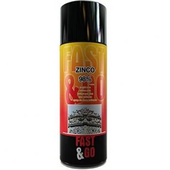 Spray Zincante a Freddo al 98% per Cancelli, Fast&go 400 ml