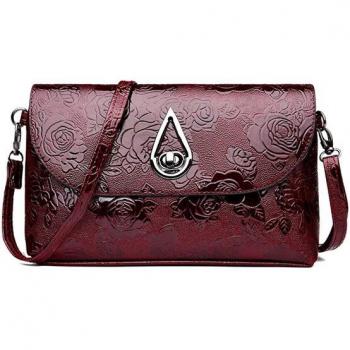 Vintage Rose Embossed Handbag