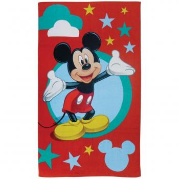 Disney Mickey-Handtuch – Rotes Badematerial