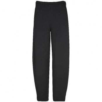 Pantaloni in viscosa Emporio Armani neri Taglia 44