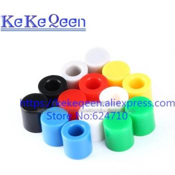 7 Colors Plastic Cap Hat Kits for 6x6mm Tactile Switch