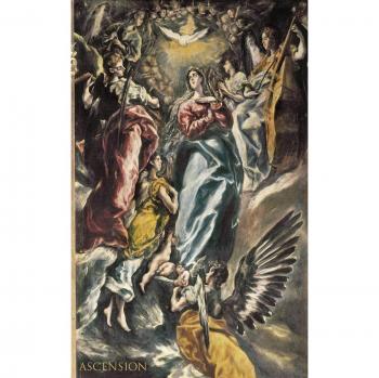 Ascension: 110-page Pocket Diary With the Assumption of Mary Painting