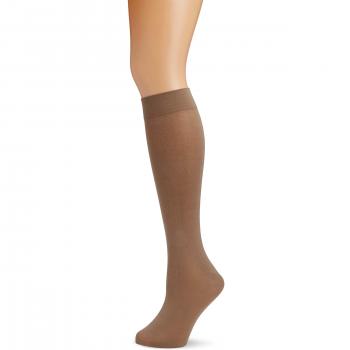 KUNERT 100% Denim Knee Socks (Beige) – Women's Size 7