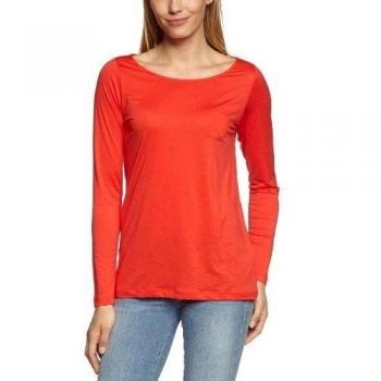 Camiseta de mujer Princesa Tam Tam, manga larga, talla 36, color rojo