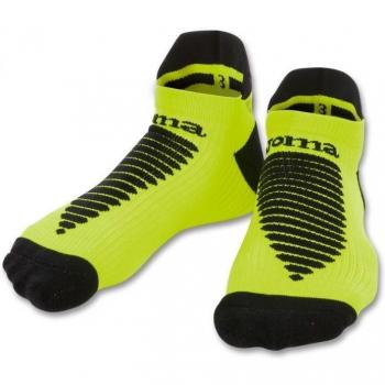 Joma Chaussettes de sport compression homme Jaune fluo/noir