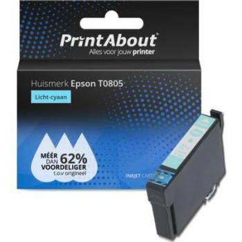 Druckerpatrone Hellcyan kompatibel mit Epson T0805