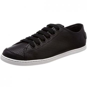 CAMPER Uno Stylish Black Smooth Leather Sneakers for Women