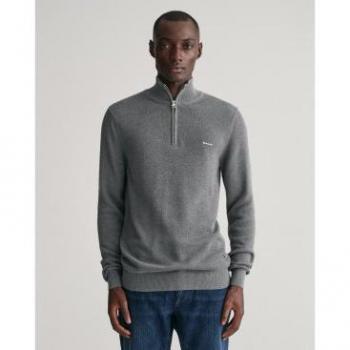 Gant Troyer Cotton Pique Half Zip
