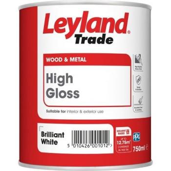 Leyland High Gloss Brilliant White 750ml