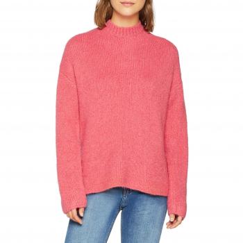 Suéter SELECTED FEMME Slfregina LS Knit O-Neck Noos para Mujer, Rosa