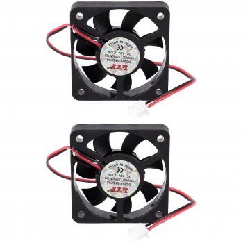 Pack de 2 ventilateurs 50mm 12V 2 broches 4000rpm à roulement sleeve
