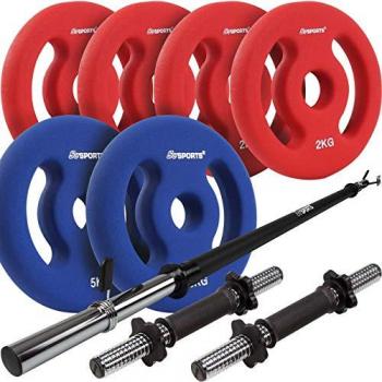 Juego Integral de Pesas ScSPORTS – Neopreno, 140cm