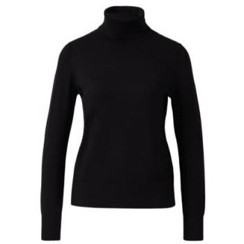 S.Oliver Eleganter Rollkragenpullover Schwarz