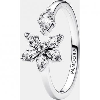 Pandora Fingerring Offener Damenring Herbarium Cluster aus Sterlingsilber von PANDORA