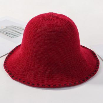 Mujer y Niña: Gorrito de Lana Tricotado Invernadero