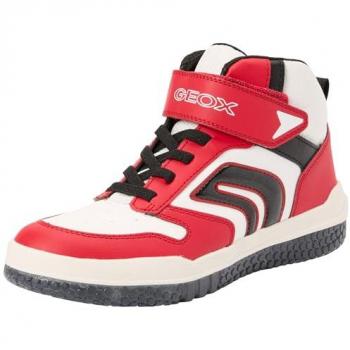 GEOX Buzzerlight Kinderschuhe für Jungen in Rot/Weiß