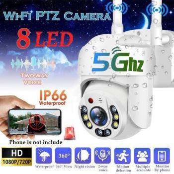 Telecamera dome WiFi con interfono vocale