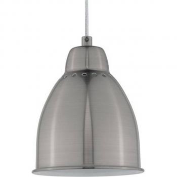 Hilla 40W Dimmer‑Ready Pendant, Brushed Iron – Paulmann