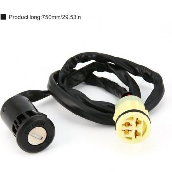 Sistema de Bloqueo Antirrobo TRX500FA para Motocicleta Eléctrica con Cable de Acero Inoxidable (2001-2006)