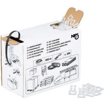 Berger & Schröter Umreifungsset 600 m PP-Umreifungsband + 200 Kunststoffklammern