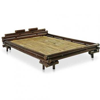 Lit double en bambou