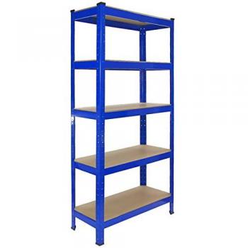 2 x Heavy Duty Lagerregal 75cm Blau