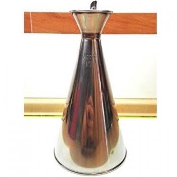 DISTRIBUX Aceitera con Sistema Antigoteo de Acero Inoxidable Dispensador de Aceite Elegante Antigoteo Apta para Lavavajillas 250 ml, 500 ml, 750 ml y 1000 ml