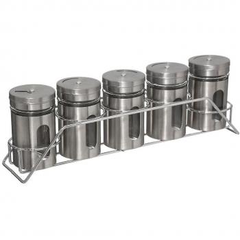 Portaespecias Metálico 5 Unidades