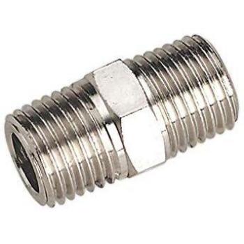 Sealey Double Male Union 1/4 BSPT to 1/4 BSPT