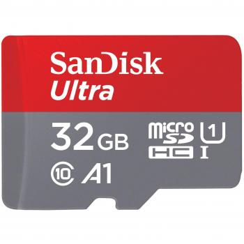 Sandisk MicroSDHC 32 Go Ultra Classe 10 + Adaptateur