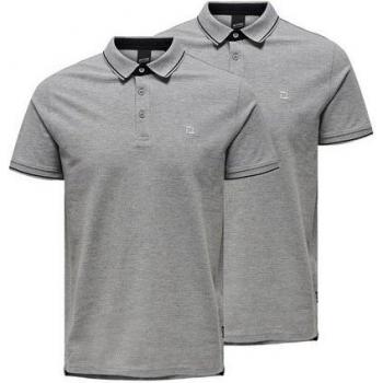ONLY & SONS Piqué Poloshirt 2er Spar-Set