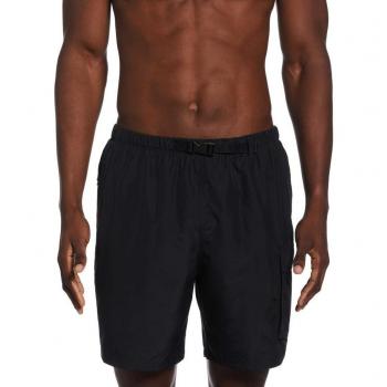 Nike 7 Schwimmshorts mit Gürtel schwarz