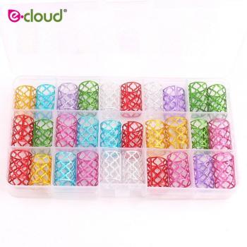 Colorful Dreadlock Tube Beads