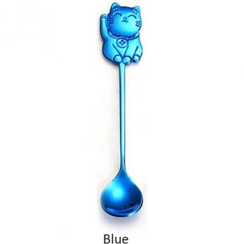 Lucky Cat Coffee Spoon 14cm
