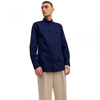 Jack & Jones Premium Slim Fit Freizeithemd mit Kentkragen Modell 'PARKER', Größe L