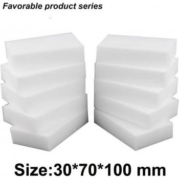 Éponge Gomme Blanche 3x7x10cm – 200 Unités Polyvalentes